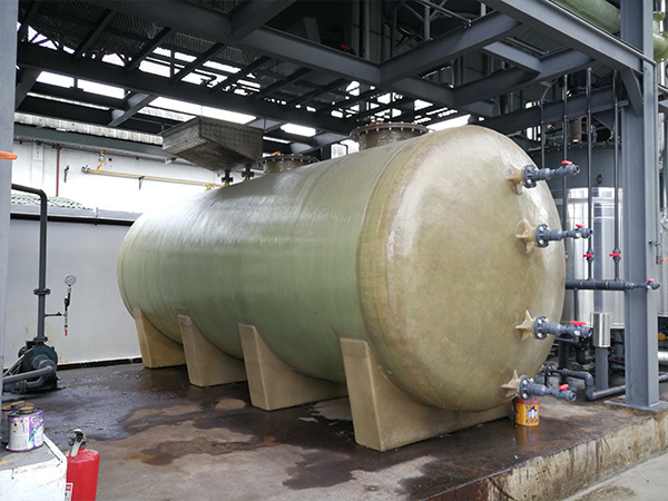 ถังไฟเบอร์กลาสทรงนอน (FRP Horizontal Tank)